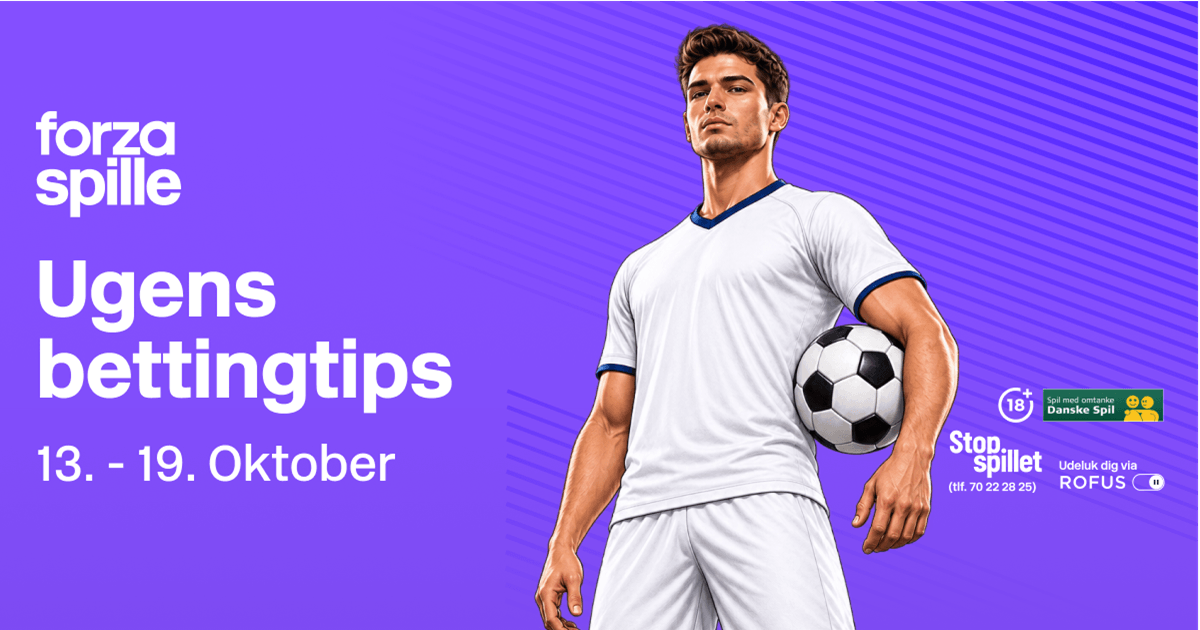 Spiltips & Odds 13.-19. oktober: Alle de store ligaer